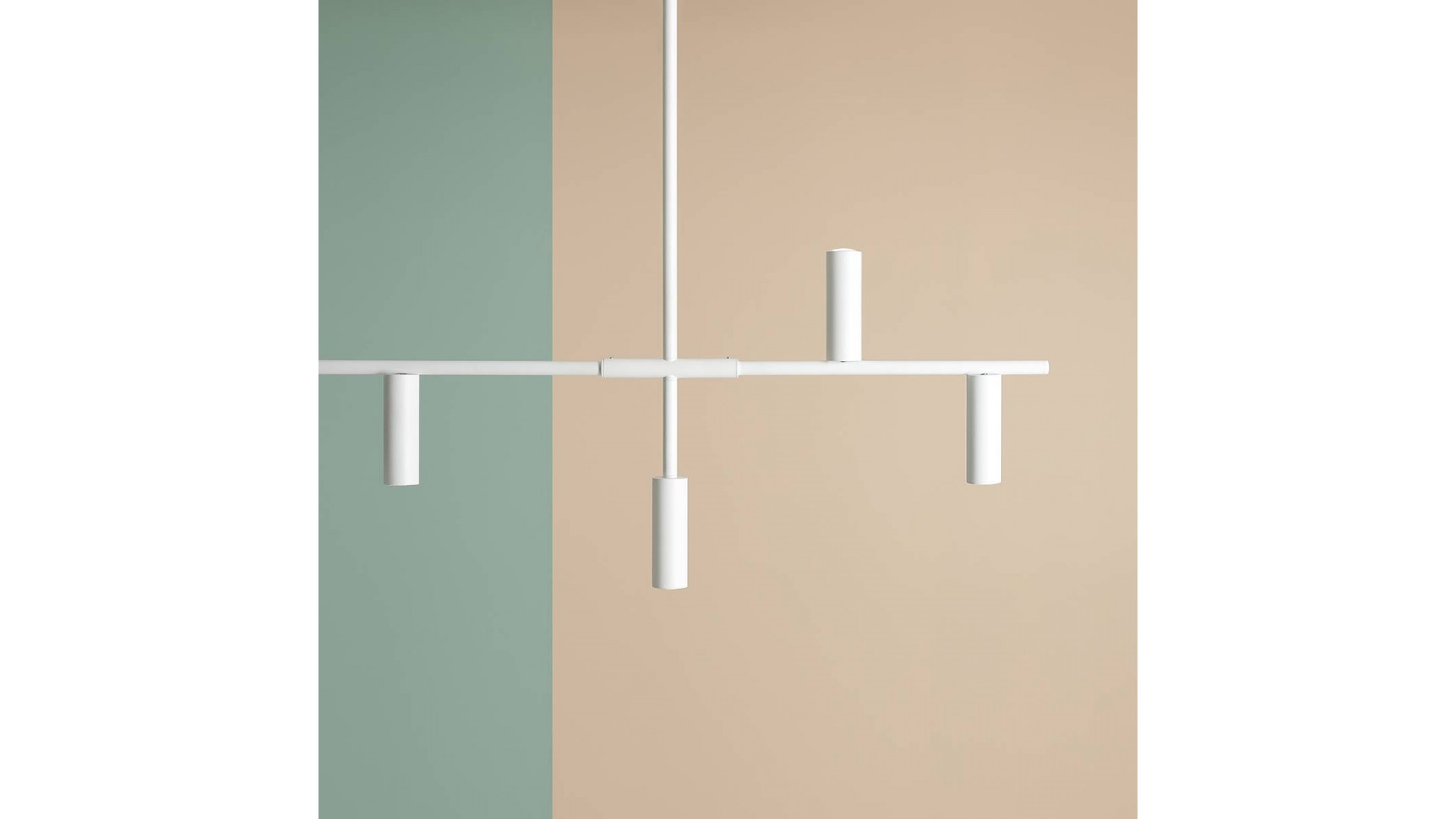 LAMPA WISZĄCA TREVO 7 ALL WHITE ALDEX 1104T