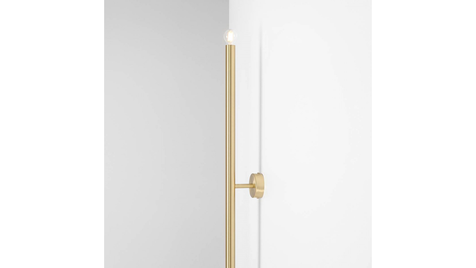 KINKIET TUBO 2 BRASS L ALDEX 1072D40_L