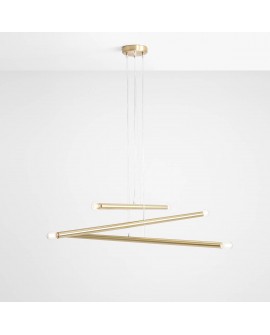 LAMPA WISZĄCA TUBO 6 BRASS ALDEX 1072K40