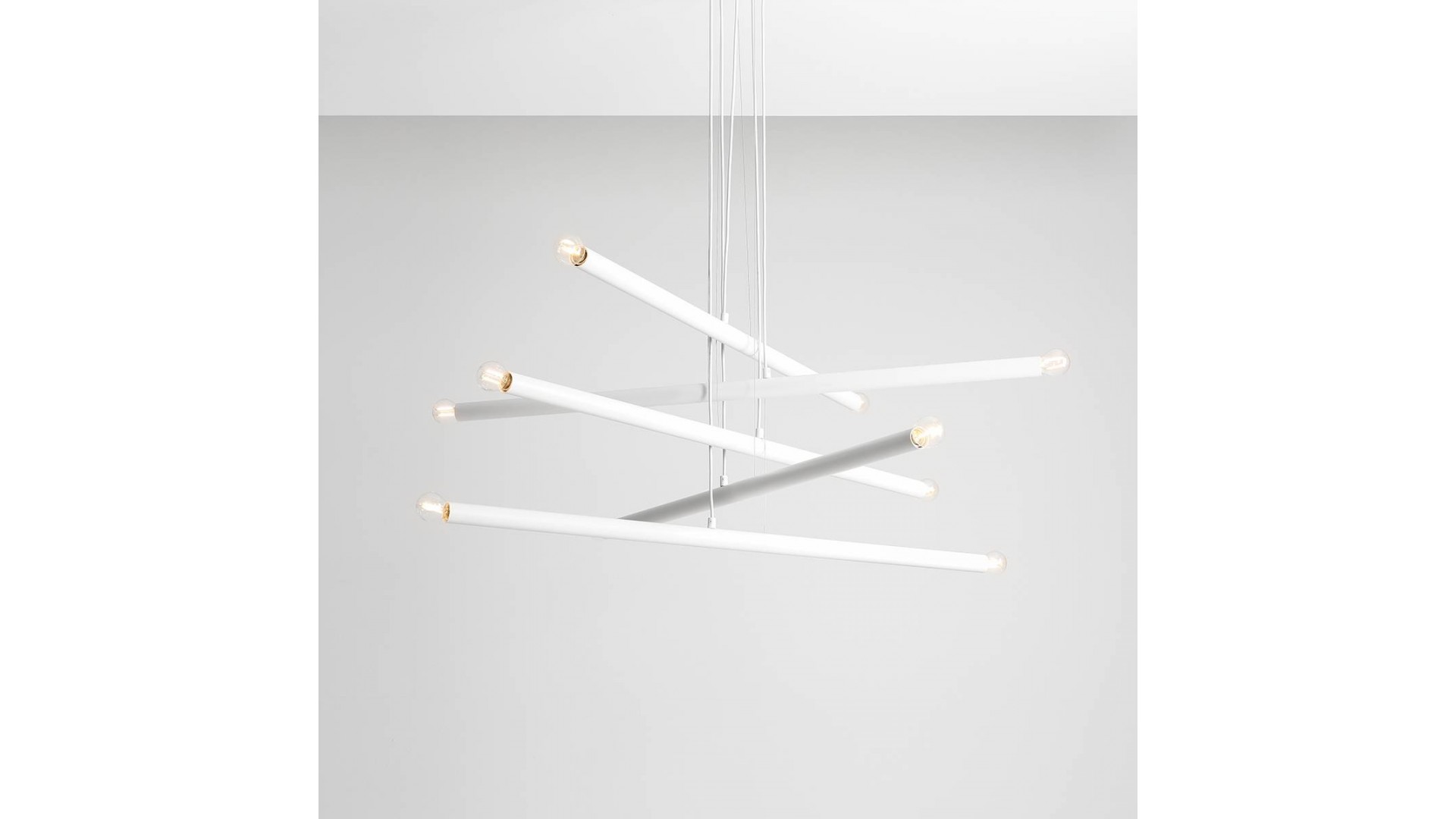 LAMPA WISZĄCA TUBO 10 WHITE ALDEX 1072M