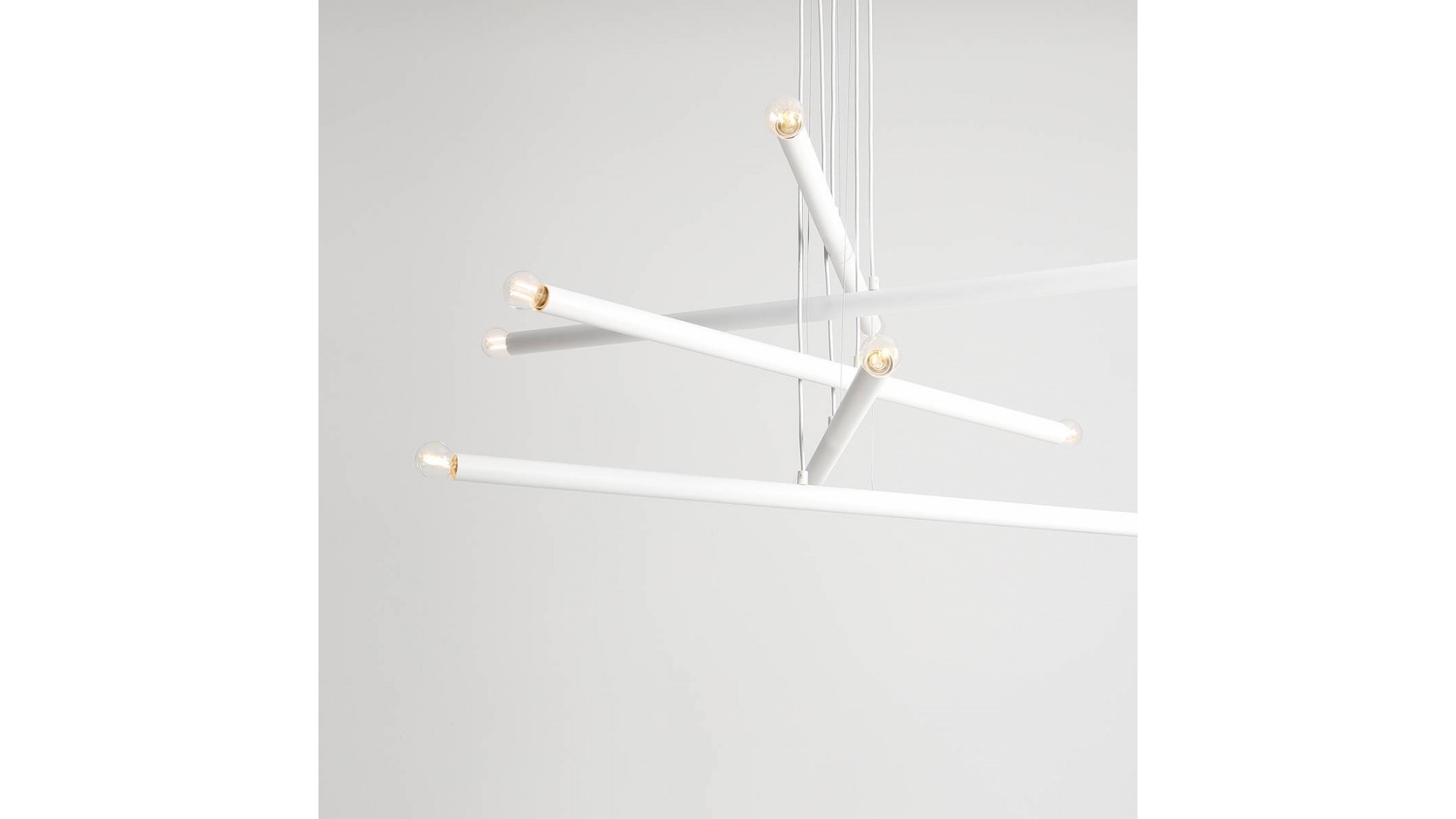 LAMPA WISZĄCA TUBO 10 WHITE ALDEX 1072M