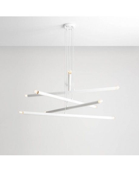 LAMPA WISZĄCA TUBO 10 WHITE ALDEX 1072M