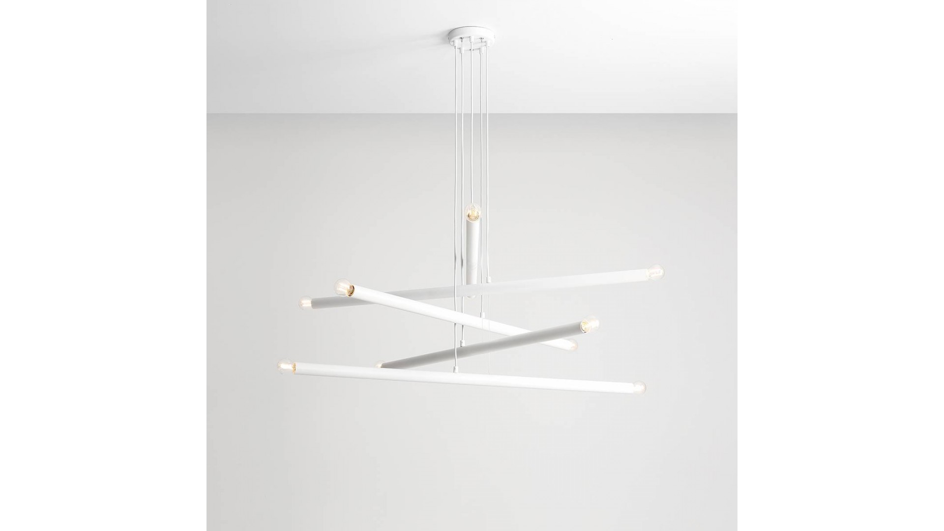 LAMPA WISZĄCA TUBO 10 WHITE ALDEX 1072M