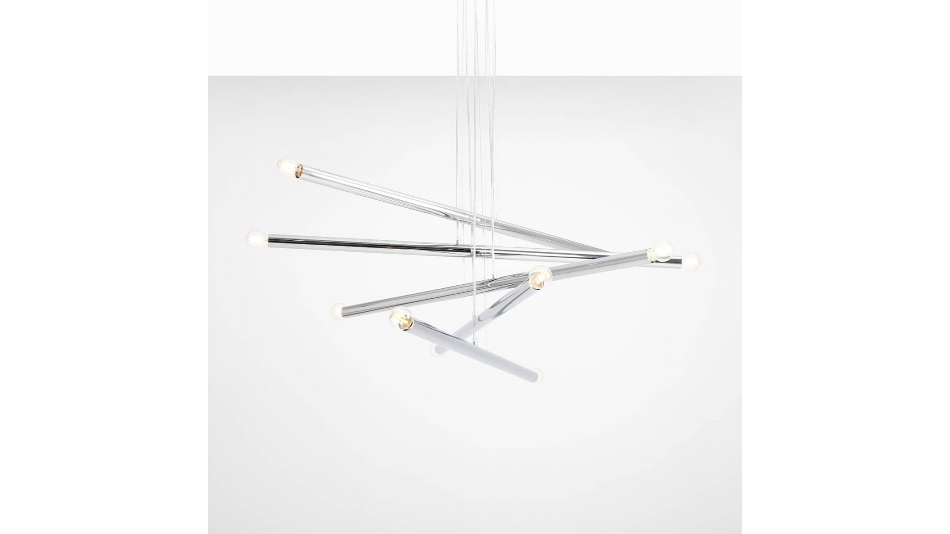LAMPA WISZĄCA TUBO 10 CHROME ALDEX 1072M4
