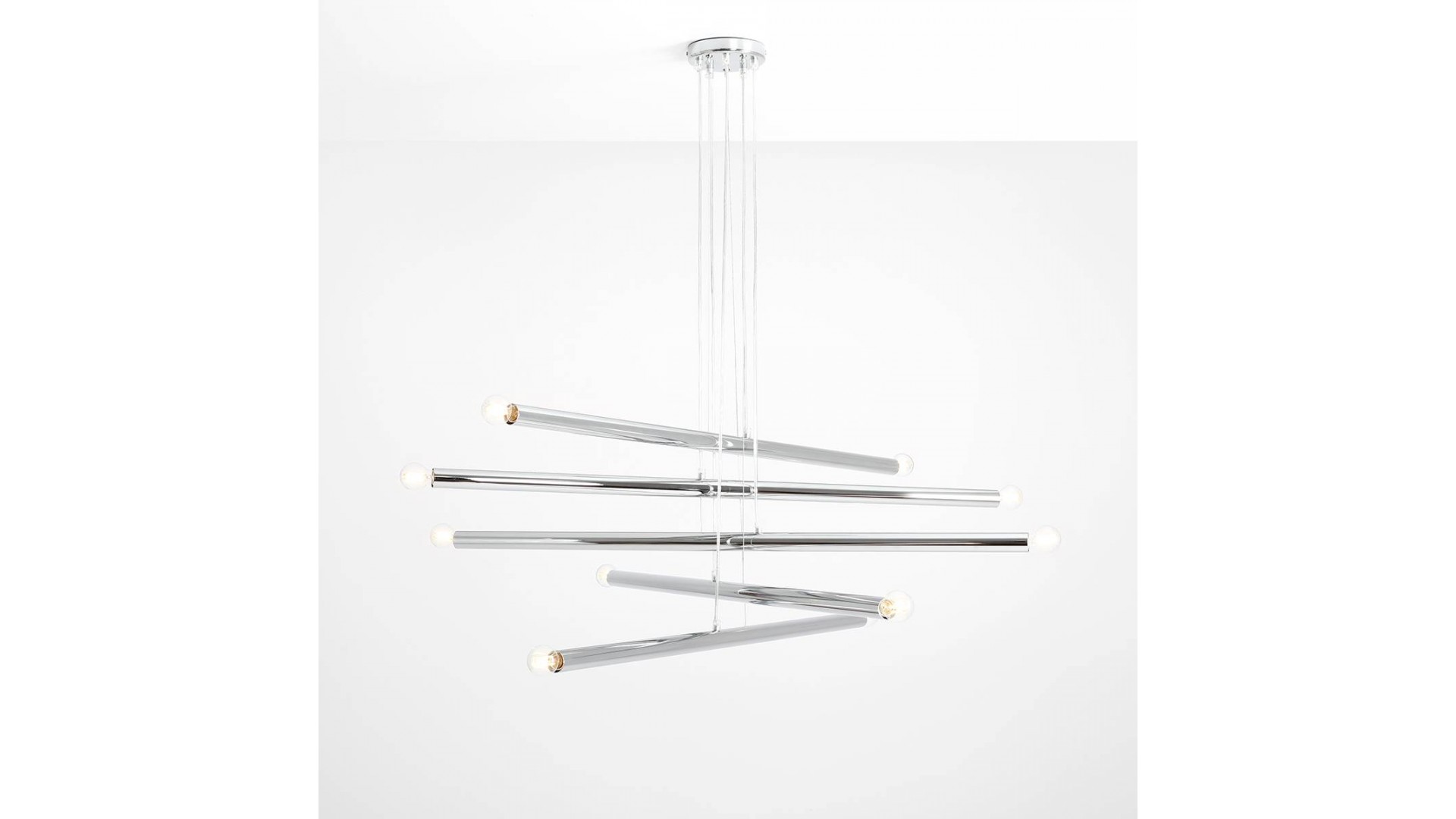 LAMPA WISZĄCA TUBO 10 CHROME ALDEX 1072M4