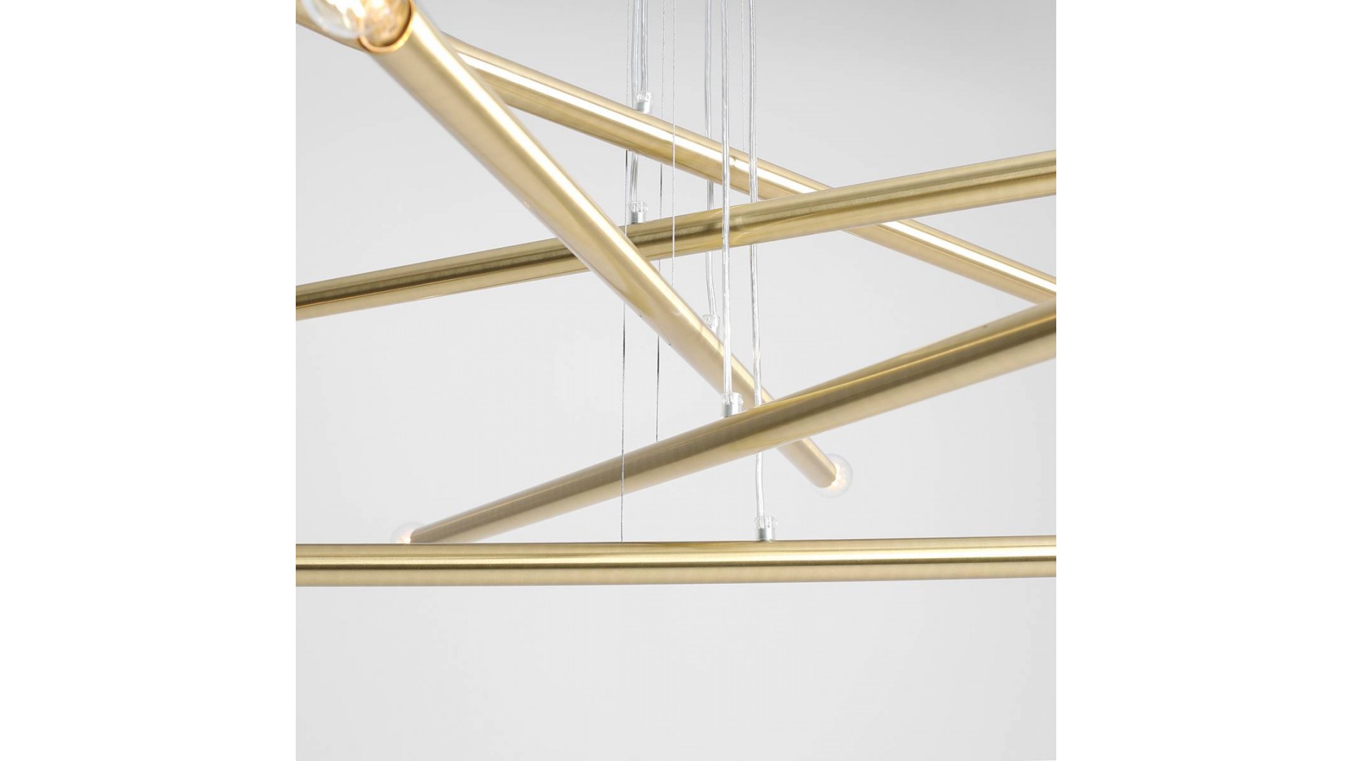 LAMPA WISZĄCA TUBO 10 BRASS ALDEX 1072M40