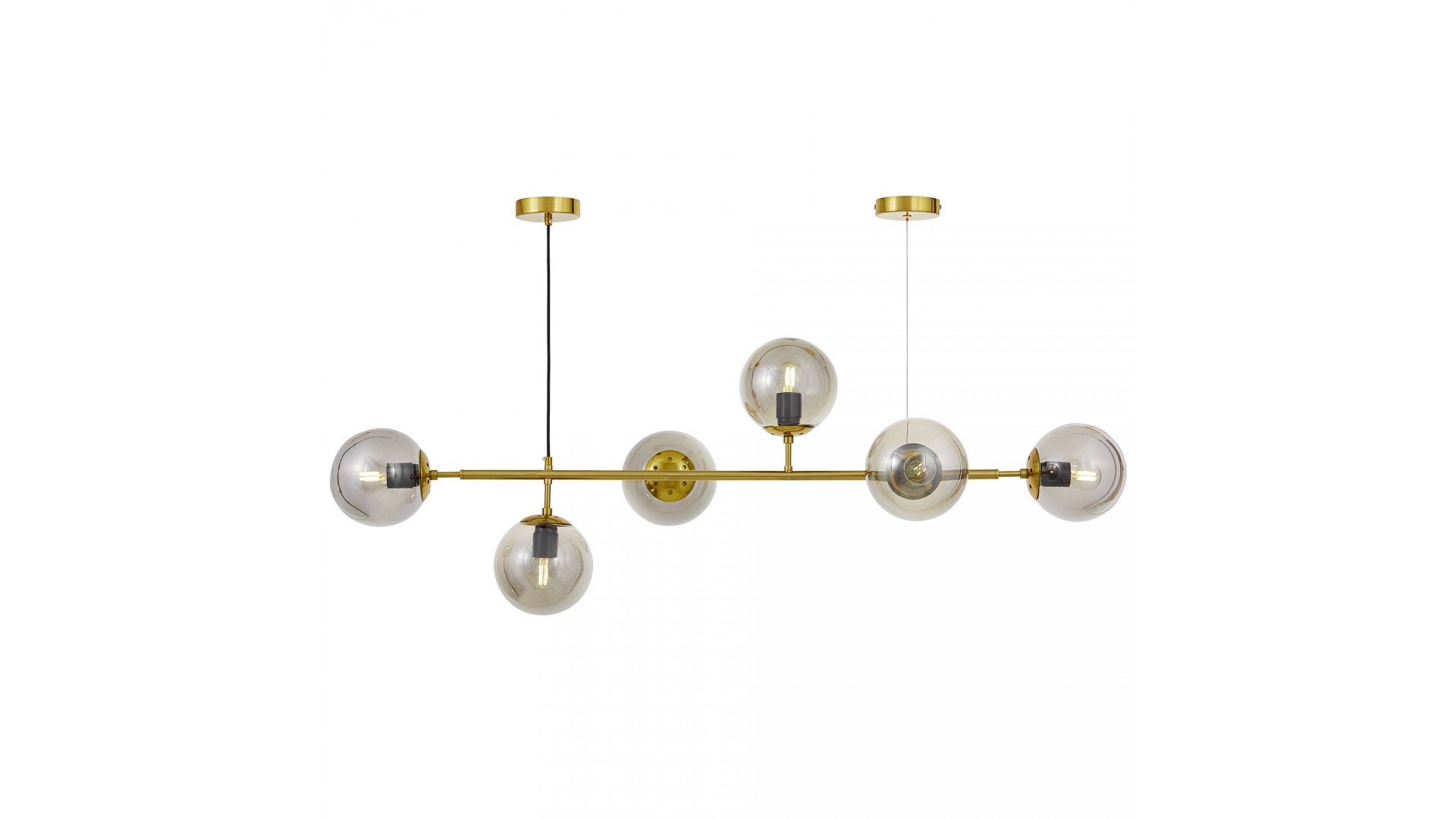 LAMPA WISZĄCA SUFITOWA NOWOCZESNA ZŁOTO SZCZOTKOWANE CEREDO W6 LUMINA DECO