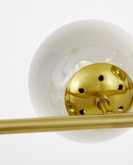 LAMPA WISZĄCA SUFITOWA NOWOCZESNA ZŁOTO SZCZOTKOWANE CEREDO W6 LUMINA DECO