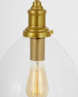 LAMPA WISZĄCA SUFITOWA NOWOCZESNA LOFT MOSIĘŻNA DOLOMIA LUMINA DECO