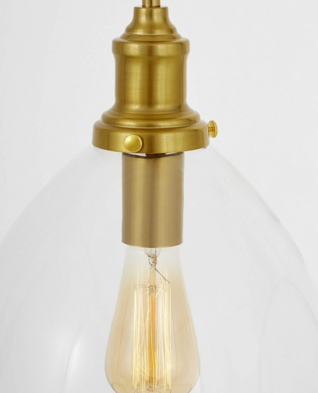 LAMPA WISZĄCA SUFITOWA NOWOCZESNA LOFT MOSIĘŻNA DOLOMIA LUMINA DECO