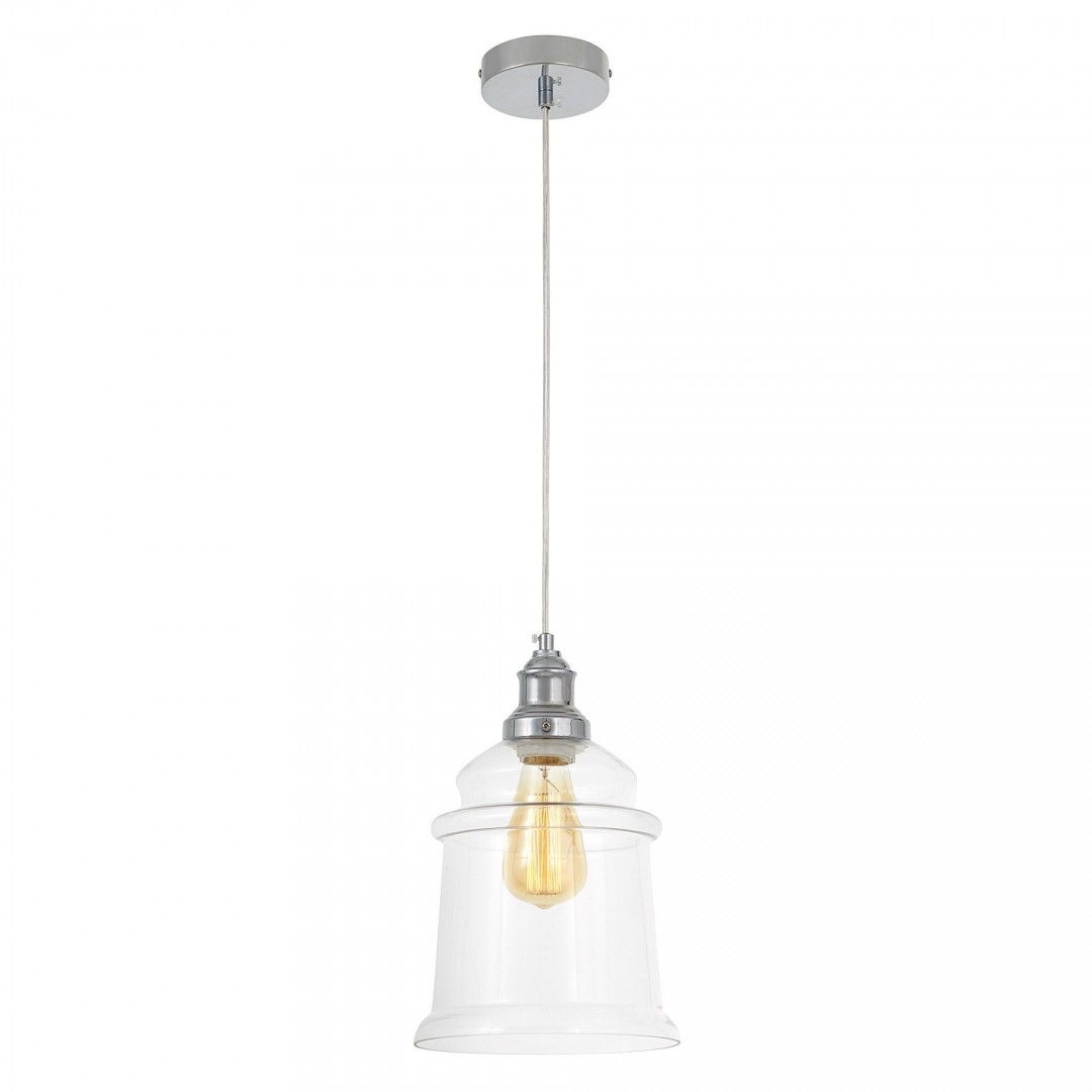 LAMPA WISZĄCA SUFITOWA NOWOCZESNA LOFT CHROMOWANA MOLETTI D20 LUMINA DECO