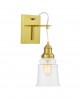 KINKIET LAMPA ŚCIENNA NOWOCZESNA LOFT ZŁOTO SZCZOTKOWANE MOLETTI W1