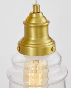 KINKIET LAMPA ŚCIENNA NOWOCZESNA LOFT ZŁOTO SZCZOTKOWANE MOLETTI W1 LUMINA DECO