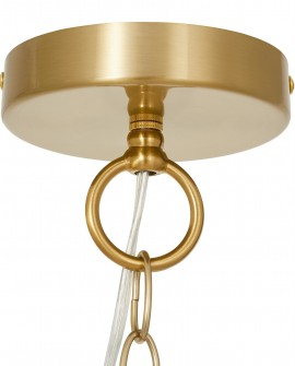 LAMPA WISZĄCA SUFITOWA NOWOCZESNA GLAMOUR MOSIĘŻNA BELLARIA LUMINA DECO