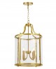 LAMPA WISZĄCA SUFITOWA NOWOCZESNA GLAMOUR ZŁOTO SZCZOTKOWANE ASCONA W4