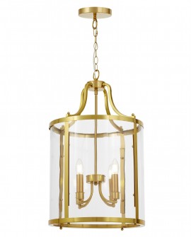 LAMPA WISZĄCA SUFITOWA NOWOCZESNA GLAMOUR ZŁOTO SZCZOTKOWANE ASCONA W4 LUMINA DECO