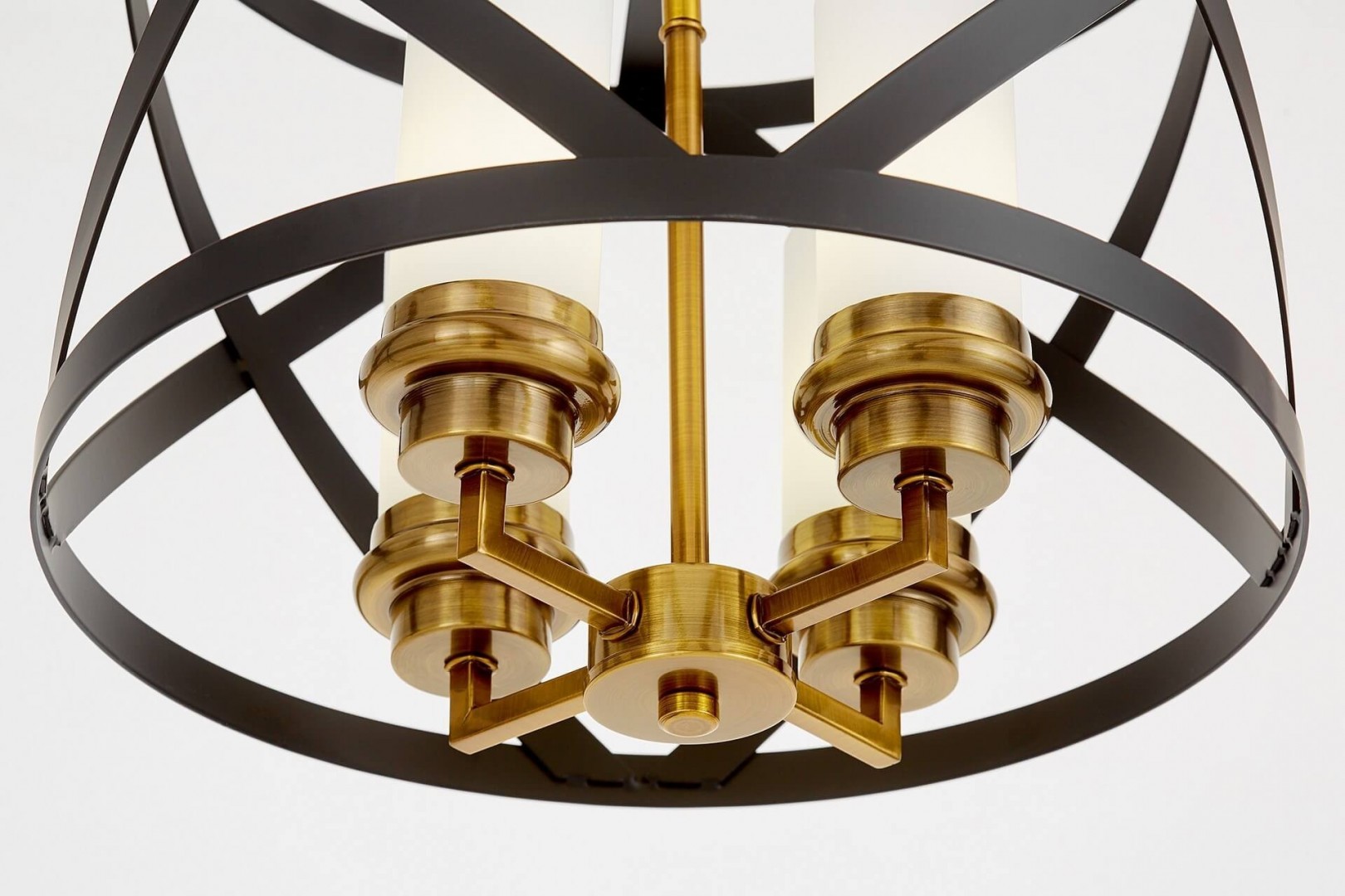 PLAFON LAMPA SUFITOWA LOFT CZARNO-ZŁOTA SZCZOTKOWANA ASTILA W4 LUMINA DECO