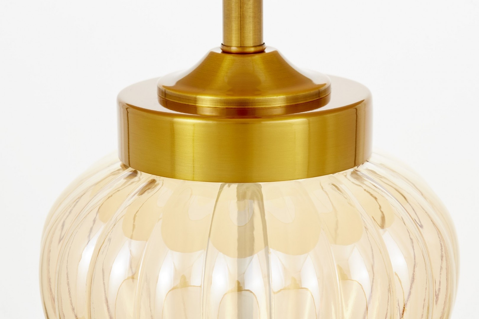 LAMPA STOŁOWA NOCNA KLASYCZNA ZŁOTO SZCZOTKOWANE MOLTENA LUMINA DECO
