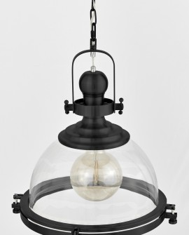 LAMPA WISZĄCA SUFITOWA LOFT CZARNA FALCO LUMINA DECO