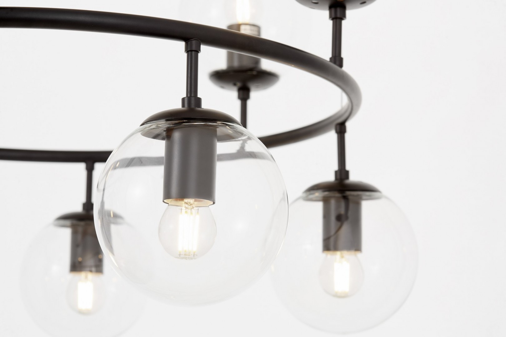 LAMPA WISZĄCA SUFITOWA NOWOCZESNA CZARNA CEREDO NEO W10 LUMINA DECO