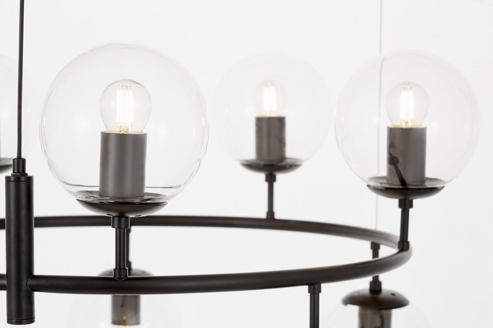 LAMPA WISZĄCA SUFITOWA NOWOCZESNA CZARNA CEREDO NEO W10 LUMINA DECO