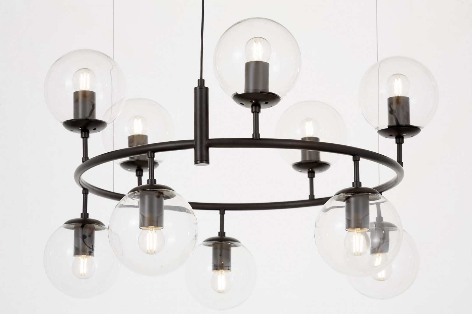 LAMPA WISZĄCA SUFITOWA NOWOCZESNA CZARNA CEREDO NEO W10 LUMINA DECO