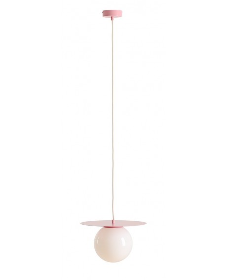 LAMPA WISZĄCA LOOP BABY PINK M ALDEX 1125G18_M