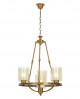 LAMPA WISZĄCA LOFT ZŁOTO SZCZOTKOWANE SANTINI W4