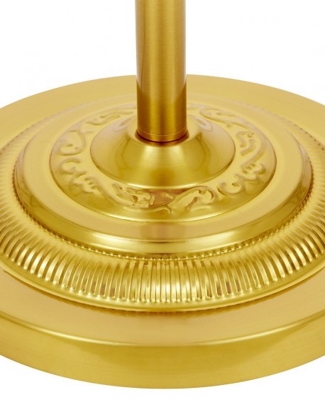 LAMPA PODŁOGOWA STOJĄCA KLASYCZNA MOSIĘŻNA MOLTENA LUMINA DECO