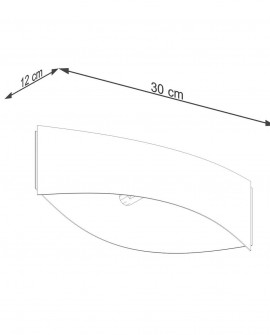 Kinkiet TONI biały Sollux SL.1188