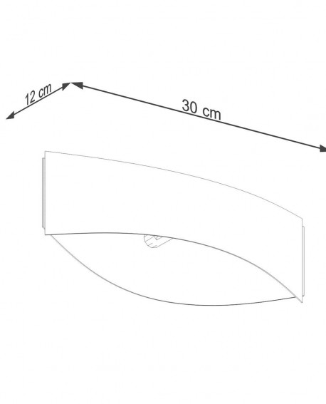 Kinkiet TONI biały Sollux SL.1188