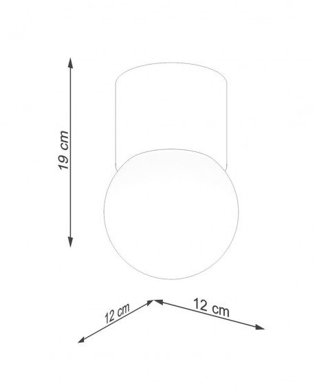 Plafon BOOMO 8 Sollux SL.1190