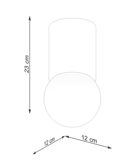 Plafon BOOMO 12 Sollux SL.1191