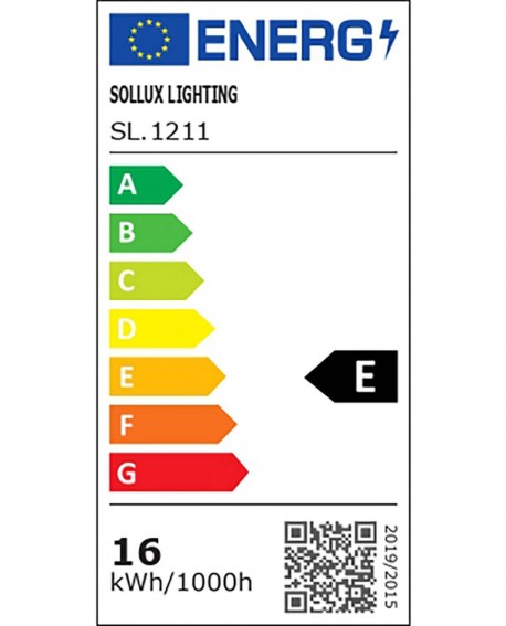 Plafon OZZY czarny LED Sollux SL.1211