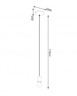 Lampa wisząca NESO 1 Sollux SL.1284