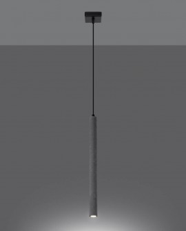 Lampa wisząca PASTELO 1 beton Sollux SL.1271