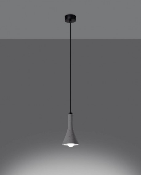 Lampa wisząca REA 1 beton Sollux SL.1223