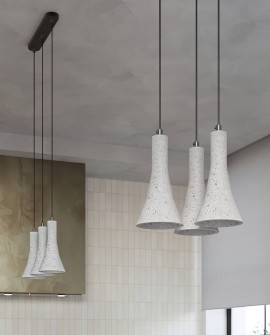 Lampa wisząca REA 1 beton Sollux SL.1223