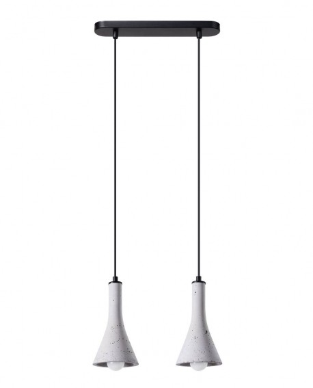 Lampa wisząca REA 2 beton Sollux SL.1224