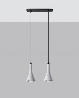 Lampa wisząca REA 2 beton Sollux SL.1224