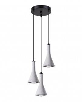 Lampa wisząca REA 3P beton Sollux SL.1226