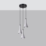 Lampa wisząca REA 3P beton Sollux SL.1226