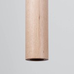 Lampa wisząca PASTELO 1 drewno Sollux SL.1266