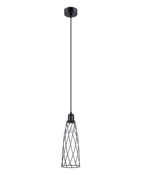 Lampa wisząca SUBA 1 czarna Sollux SL.1165