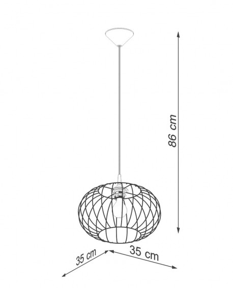 Lampa wisząca TSUNO Sollux SL.1185