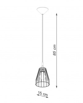 Lampa wisząca LEYO Sollux SL.1205