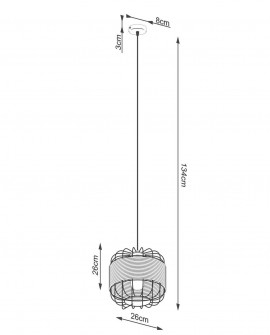 Lampa wisząca FOST Sollux SL.1252