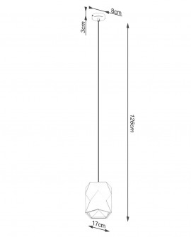 Lampa wisząca ceramiczna GOBI Sollux SL.1250