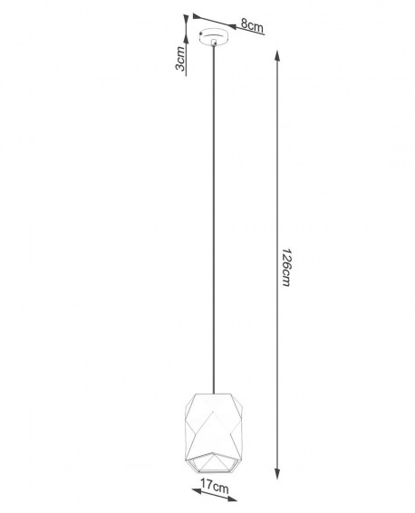 Lampa wisząca ceramiczna GOBI Sollux SL.1250