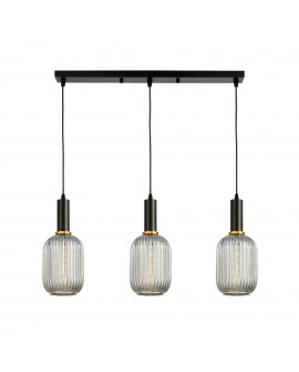 LAMPA WISZĄCA LOFT POTRÓJNA DYMIONA RICO W3 LUMINA DECO